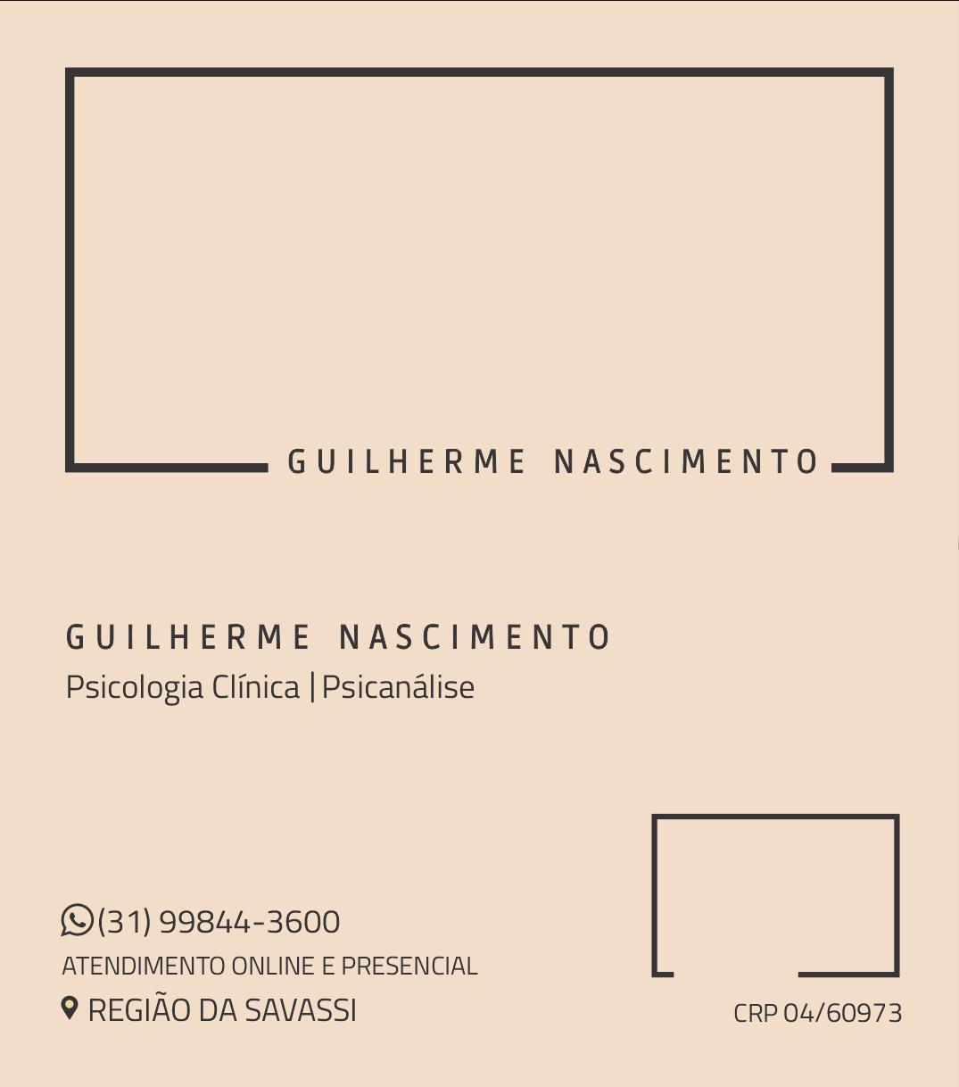 Psicólogo Guilherme Nascimento